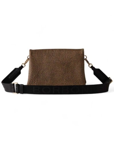 BORBONESE Cross body bag SOFT Female Brown | PoppinsBags