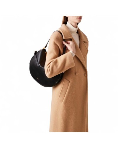 Borbonese Borsa Hobo Nero/Op Naturale Donna | PoppinsBags