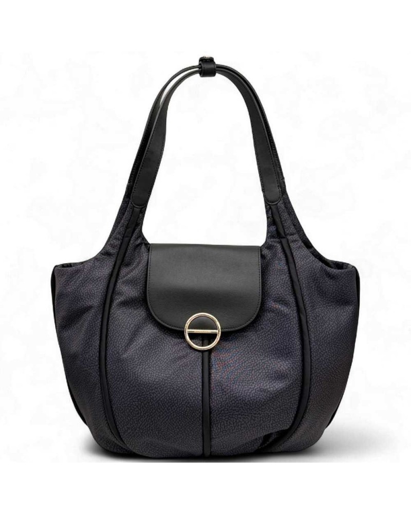 BORBONESE Tragetasche DARK BLACK Damen | PoppinsBags