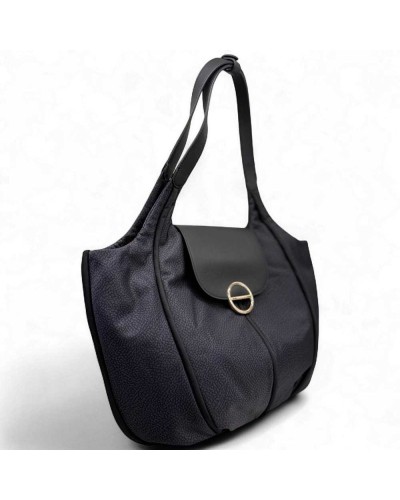 BORBONESE Tragetasche DARK BLACK Damen | PoppinsBags
