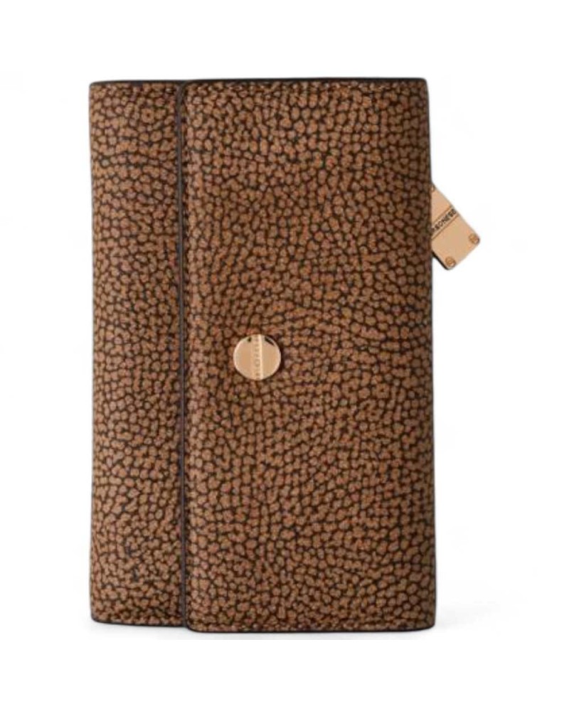BORBONESE Cartera OP NATURALE/NERO | PoppinsBags