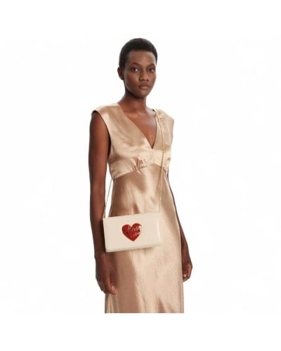 LOVE MOSCHINO Borsa a tracolla Female Beige | PoppinsBags