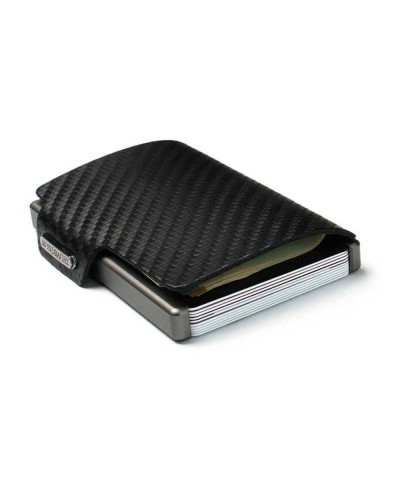 Portafoglio Mondraghi Racing Carbon Pelle Nero | PoppinsBags