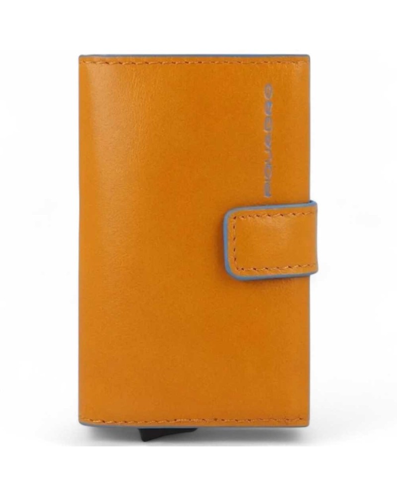 PIQUADRO Kartenhalter Blu Square Unisex gelb