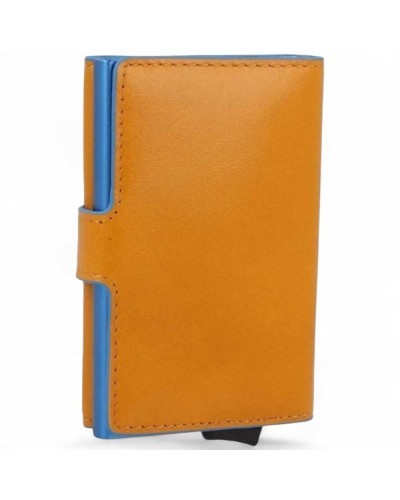PIQUADRO Kartenhalter Blu Square Unisex gelb