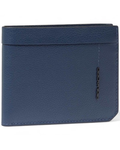 Piquadro Portafoglio Kiri Uomo Pelle Blu | PoppinsBags