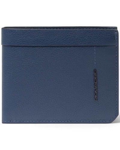 PIQUADRO Cartera Kiri Hombre Cuero Azul | PoppinsBags