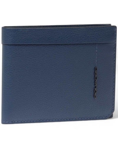 PIQUADRO Cartera Kiri Hombre Cuero Azul | PoppinsBags