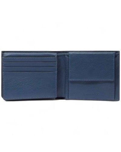 PIQUADRO Cartera Kiri Hombre Cuero Azul | PoppinsBags