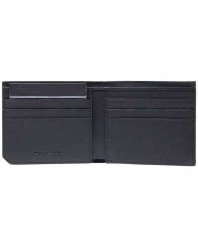 PIQUADRO Geldbörse Kiri Herren Leder Schwarz | PoppinsBags