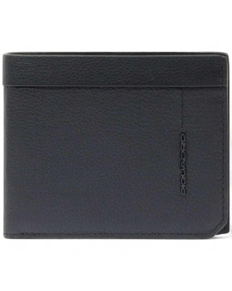 PIQUADRO Cartera Kiri Hombre Cuero Negro | PoppinsBags