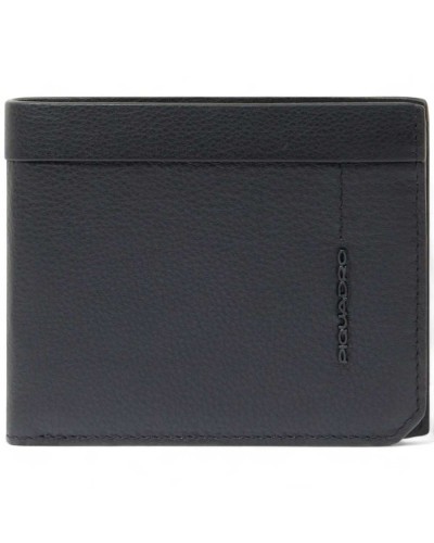 PIQUADRO Cartera Kiri Hombre Cuero Negro | PoppinsBags