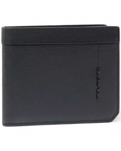 PIQUADRO Cartera Kiri Hombre Cuero Negro | PoppinsBags