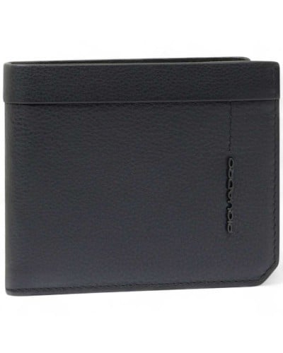 PIQUADRO Cartera Kiri Hombre Cuero Negro | PoppinsBags