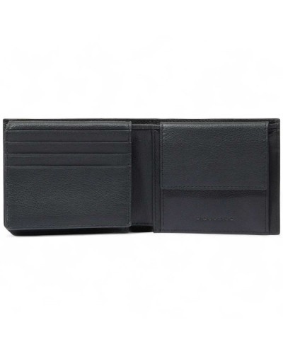 PIQUADRO Cartera Kiri Hombre Cuero Negro | PoppinsBags