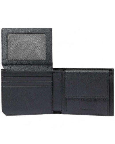 PIQUADRO Cartera Kiri Hombre Cuero Negro | PoppinsBags