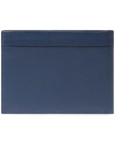 Piquadro Portafoglio W137 Uomo Pelle Blu | PoppinsBags