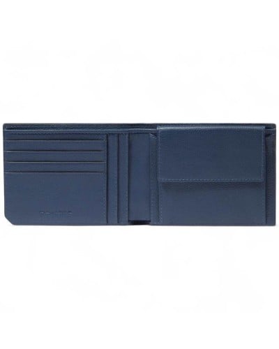 Piquadro Portafoglio W137 Uomo Pelle Blu | PoppinsBags