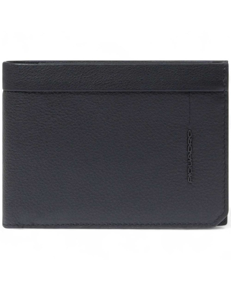 Piquadro Portafoglio W137 Uomo Pelle Nero | PoppinsBags