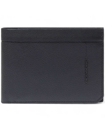 Piquadro Portafoglio W137 Uomo Pelle Nero | PoppinsBags