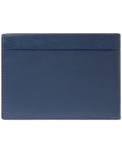 Piquadro Portafoglio W137r Uomo Pelle Blu | PoppinsBags