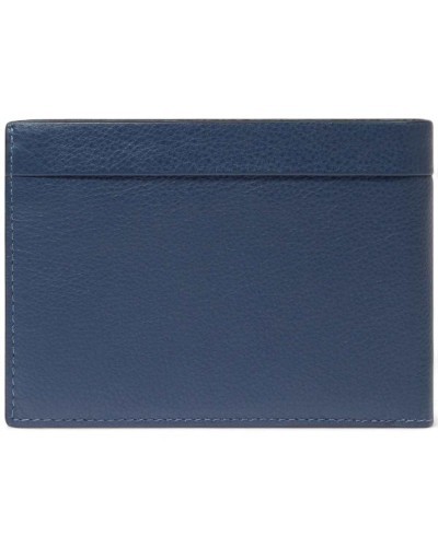 Piquadro Portafoglio W137r Uomo Pelle Blu | PoppinsBags