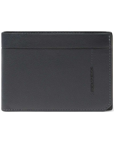 PIQUADRO Cartera w137r Hombre Cuero Negro | PoppinsBags