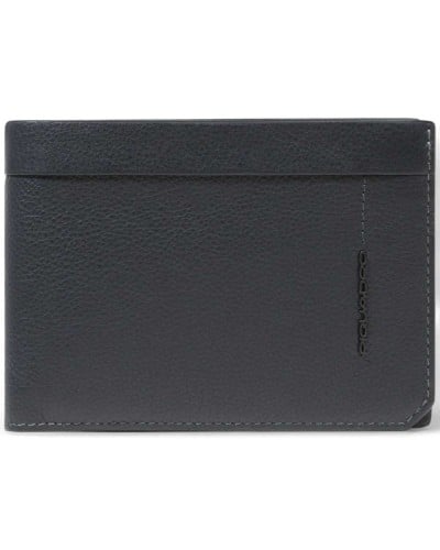 PIQUADRO Cartera w137r Hombre Cuero Negro | PoppinsBags