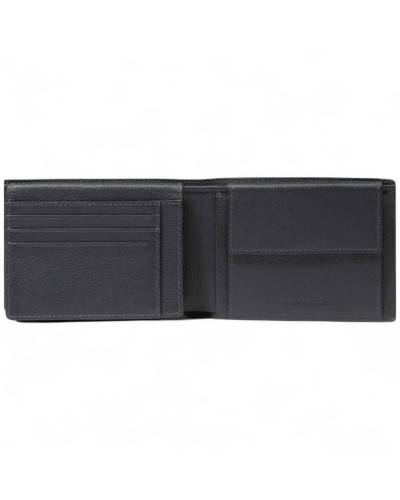 PIQUADRO Cartera w137r Hombre Cuero Negro | PoppinsBags