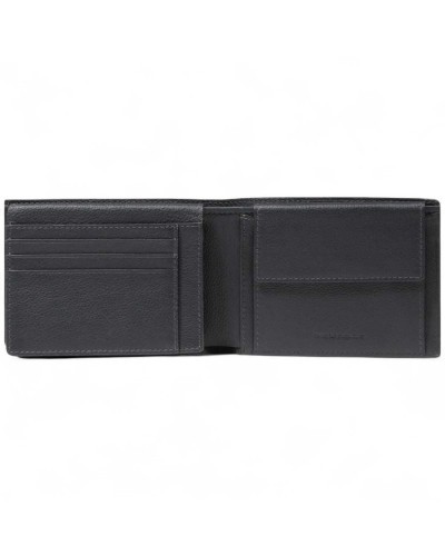 PIQUADRO Cartera w137r Hombre Cuero Negro | PoppinsBags