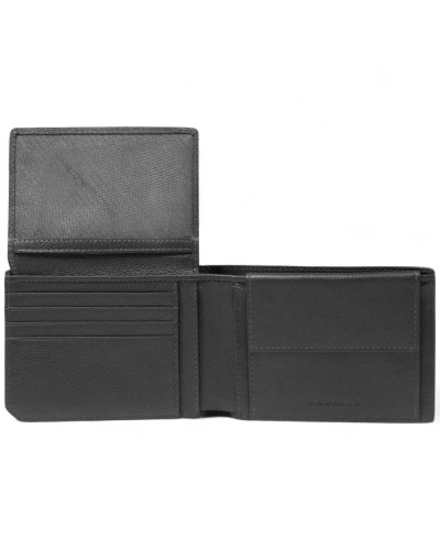 PIQUADRO Cartera w137r Hombre Cuero Negro | PoppinsBags
