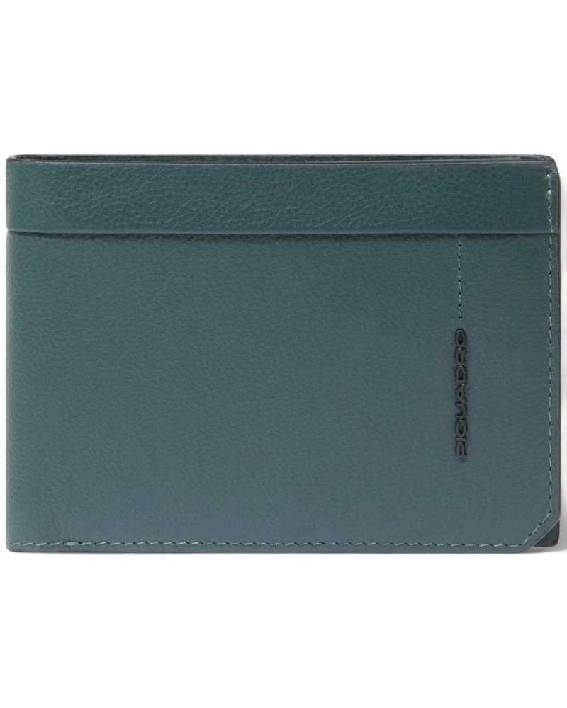 Piquadro Portafoglio W137r Uomo Pelle Verde | PoppinsBags