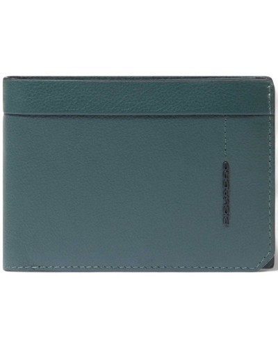 Piquadro Portafoglio W137r Uomo Pelle Verde | PoppinsBags