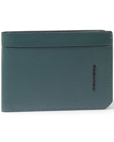 Piquadro Portafoglio W137r Uomo Pelle Verde | PoppinsBags