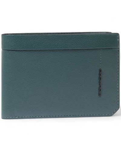 Piquadro Portafoglio W137r Uomo Pelle Verde | PoppinsBags