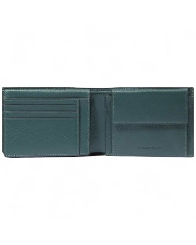 Piquadro Portafoglio W137r Uomo Pelle Verde | PoppinsBags