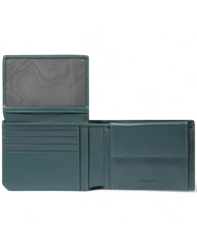 Piquadro Portafoglio W137r Uomo Pelle Verde | PoppinsBags
