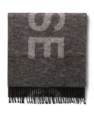 BORBONESE Halstücher Logo Damen Grau | PoppinsBags