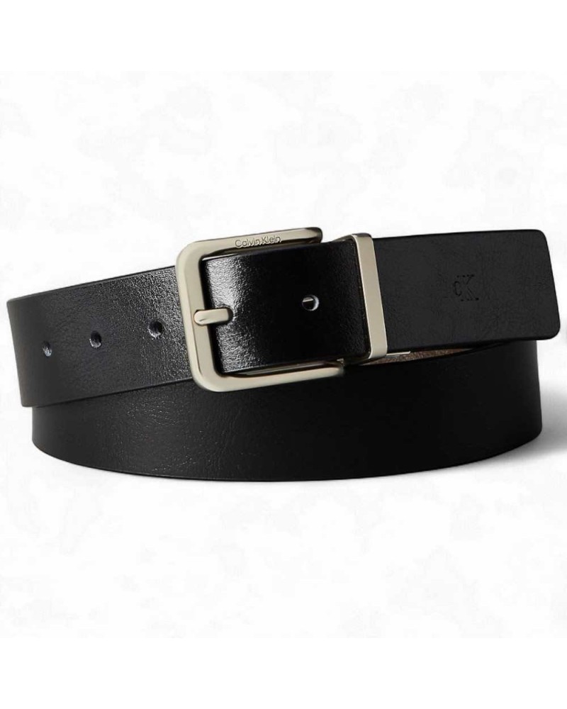CALVIN KLEIN Guertel Herren Schwarz braun | PoppinsBags