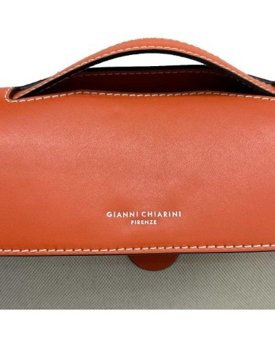Top handle Ladies Beige-Orange | PoppinsBags