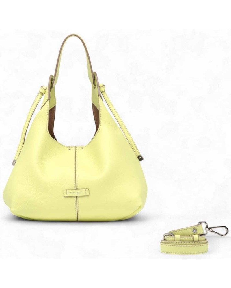 Schultertasche Damen gelb | PoppinsBags
