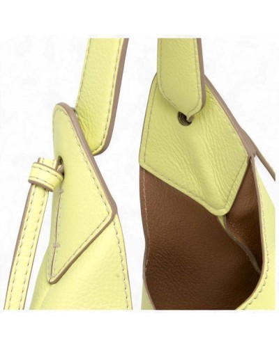 Schultertasche Damen gelb | PoppinsBags