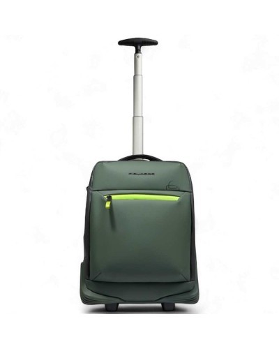 PIQUADRO Mochila con ruedas Verde Unisex | PoppinsBags
