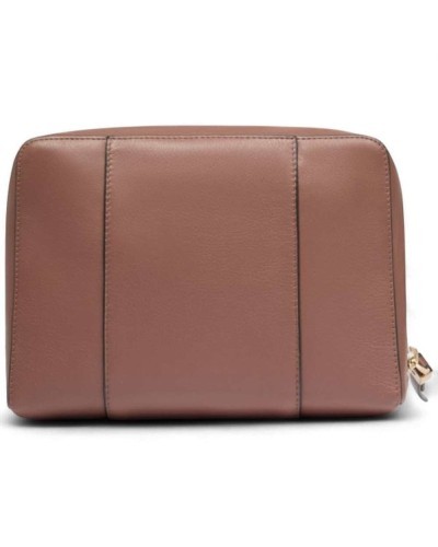 PIQUADRO Kosmetiktasche Damen Leder Braun | PoppinsBags