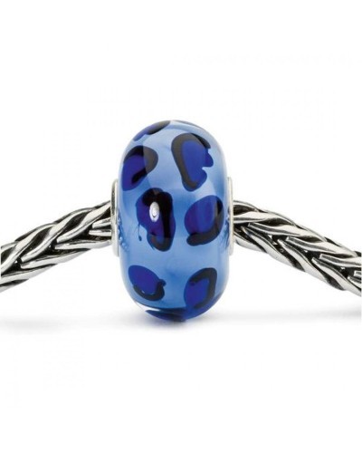 Bead in Argento TROLLBEADS Ghepardo Azzurro | PoppinsBags