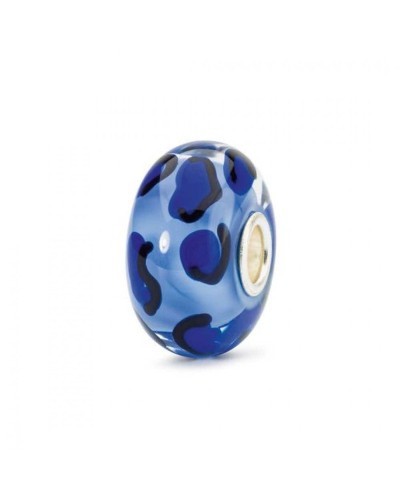Bead in Argento TROLLBEADS Ghepardo Azzurro | PoppinsBags