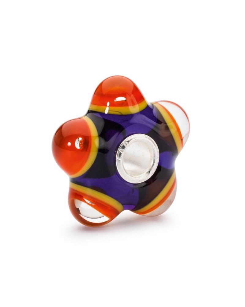 TROLLBEADS Silver Flaming Meditation Bead