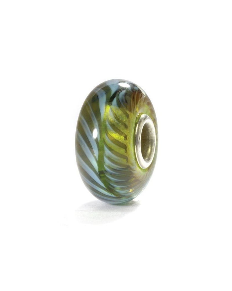 Trollbeads Blau-grüne Feder TGLBE-10048 | PoppinsBags