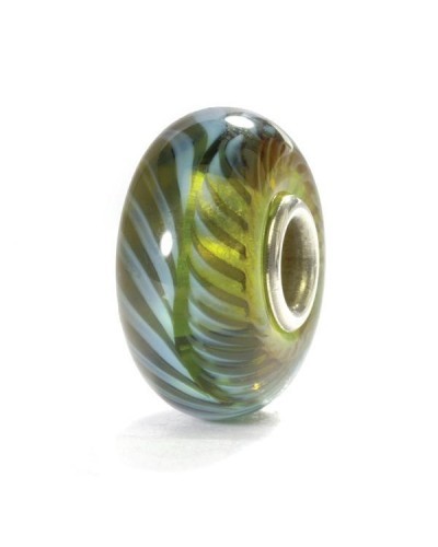 Trollbeads Blau-grüne Feder TGLBE-10048 | PoppinsBags