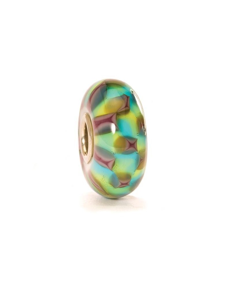 Trollbeads Türkis-Purpurrotes Schach